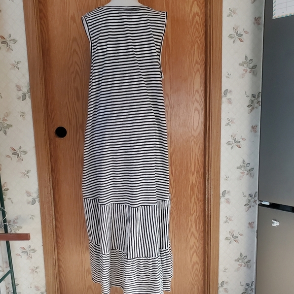 Time & Tru teired sleeveless sleeveless midi tshirt dress size XL (16-18) - Picture 7 of 14